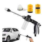 Pistolet Eau Haute Pression 41x14x4,5cm - Pulvérisateur Jardin Haute Pression, PP+Métal, Accessoire Tuyau 278g, Gris Vert, Lavage Voiture Et Douche Animaux