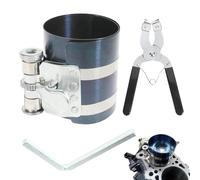 Piston Ring Compressor Tool, Adjustable Piston Ring Pliers, Car Engine Repair Tool, Piston Ring Installer Kit, Vehicle Maintenance Tool, Ring Compressor Set, Mechanic's Piston Tool