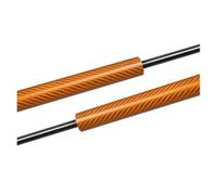 Pistoncini Baule Molle A Gas Per Lancia Per Musa Per MPV 2004-2012 Puntoni Portellone Posteriore Tronco Boot Ascensore Supporta Pistone Asta Molla Porta Posteriore Soggiorno Bar(Orange carbon fiber)