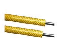 Pistoncini Baule Molle A Gas Supporti Portellone Posteriore 640mm Per Toyota Per SUPRA A80 JZA80 1993-2002 Hatchback Tronco Boot Ascensore Supporto Ammortizzatore Asta Prop(Yellow carbon fiber)
