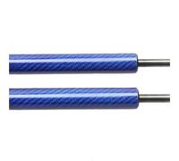 Pistoncini Cofano Baule Posteriore Supporti Di Sollevamento A Molla Per Ammortizzatori A Gas Per Portellone Posteriore Del Bagagliaio PER SUZUKI SPLASH - 507 Mm MOLLE COFANO(Blue Carbon Fiber)