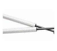 Pistoncini Cofano Baule Posteriore Supporto Portellone Posteriore Per Cadillac Per Escalade E ESV SUV 5 Porte 2007-2014, Aste Pistoni Supporto Sollevatore Bagagliaio MOLLE COFANO(Silver carbon fiber)
