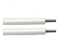 Pistoncini Cofano Baule Supporti Di Sollevamento A Molla Per Ammortizzatori A Gas Del Portellone Posteriore Per SUZUKI SPLASH Hatchback 2011/06-507 Mm Molla a gas posteriore(Silver Carbon Fiber)