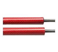 Pistoncini Cofano Baule Supporti Di Sollevamento A Molla Per Ammortizzatori A Gas Del Portellone Posteriore Per SUZUKI SPLASH Hatchback 2011/06-507 Mm Molla a gas posteriore(Red Carbon Fiber)