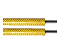 Pistoncini Cofano Baule Supporti Di Sollevamento A Molla Per Ammortizzatori A Gas Del Portellone Posteriore Per SUZUKI SPLASH Hatchback 2011/06-507 Mm Molla a gas posteriore(Yellow Carbon Fiber)