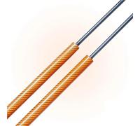 Pistoncini Portellone Per Alfa Per Romeo Per MiTo (Tipo 955) Hatchback 3 Porte 2008-2018 Il Sollevatore Bagagliaio Portellone Posteriore Supporta I Montanti Molla(Orange Carbon Fiber)