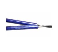 Pistoncini Portellone Per Daihatsu Per Charade XP90 Hatchback 2011-2013 Supporti Sollevamento Bagagliaio Asta Supporto Della Molla Ammortizzatori Portellone Posteriore(Blue carbon fiber)
