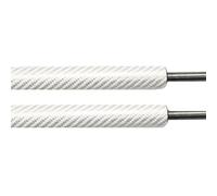 Pistoncini Portellone Per Suzuki Per Swift Per Sport (A2L414) 3 Porte Hatchback 2017-2023 Baule Posteriore Supporto Ammortizzatori Portellone Posteriore Molle a Gas(SILVER CARBON FIBER)