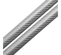 Pistoncini Portellone Per VW Per Scirocco Hatchback 2008-2017 Portellone Posteriore Tronco Boot Ascensore Supporta Ammortizzatore Asta Auto Struts Con Molle(Silver Carbon Fiber)