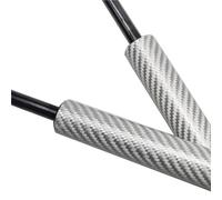 Pistoncini Portellone Per VW Per Tiguan Mk1 5N SUV 2007-2018 Auto Struts Con Molle Portellone Posteriore Tronco Boot Automatico Easy Open Ammortizzatore(Silver Carbon Fiber)