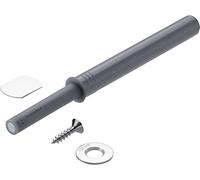 Pistoncino ad incasso premi-apri TIP-ON Blum per ante - Grigio Platino, 76 mm