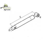 Pistoncino ammortizzatore per sedile per trattore agricolo COBO