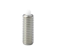 Pistone a corsa lunga con bussola in acciaio inossidabile QB515 e testa in plastica - Pistone a molla retrattile for posizionamento di precisione(QB515-PL,M3-3(3pcs))