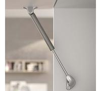 Pistone a Gas per Ante Cucina COMPACT - Ammortizzatori per Anta in Legno e Alluminio - Pistoni per Mobili - Pistoncini per Ante Cucina - Varie dimensioni e forza - 1 Pezzo (Frizionato - L244 60N)