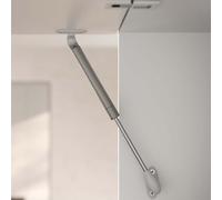 Pistone a Gas per Ante Cucina Elys Frizionata - Pistoni per Mobili - Ammortizzatori per Ante Pistoncini Cucina - Supporti inclusi - FERROELETTRA (90N, Lunghezza 244mm)