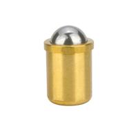 Pistone a sfera con innesto a pressione in ottone, acciaio inossidabile (bianco e blu), pistone a molla a sfera(QX410-SS-L,5mm (15PCS))