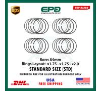 Pistone Anelli Set Std Per BMW N47D20A X1 X3 X5 320d 325d 420d 520d 2.0L Diesel
