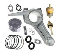 Pistone biella per kit di guarnizioni ad anello per riparazione motore, compatibile con Honda per GX200 168F 5 5HP 6 5HP 4 modelli con parti di ricambio complete del motore