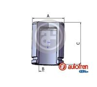 Pistone pinza freno Acciaio D025279 AUTOFREN SEINSA per FORD NISSAN SUBARU AUDI