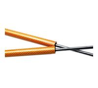 Pistone cofano Aftermarket Ammortizzatore Cofano Per Dodge Nitro 2006-2012 | 2 pezzi,2 pezzi di ammortizzatori per cofano anteriore,Set completo(Orange carbon fiber)