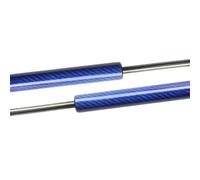 Pistone cofano Ammortizzatore A Gas Cofano Per DS7 Per DS 7 Crossback | 2 pezzi/1 coppia,2 puntelli anteriori del cofano 1 set di accessori(Blue carbon fiber)