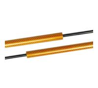 Pistone cofano Ammortizzatore A Gas Cofano Per DS7 Per DS 7 Crossback | 2 pezzi/1 coppia,2 puntelli anteriori del cofano 1 set di accessori(Yellow carbon fiber)