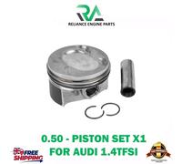 Pistone Con Anelli Set X1 0.50 Per Audi A1 S1 A3 Cabriolet 1.4TFSI Benzina CAXA