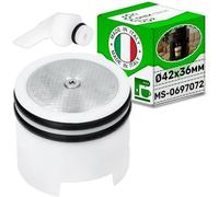 Pistone di Espulsione del Blocco di Fermentazione per Macchina Caffè Ø 42mm x 36 mm con Codice Originale MS-0697072 per Krups MS-5001023 per Moulinex - Garanzia di 5 Anni - MADE IN ITALY - ONIX TECH