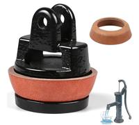Pistone di ricambio per pompa acqua modello 75 con set guarnizioni in ghisa e