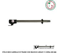 Pistone Inox Ricambio Motore Cancello Chiave Blocco Linear 11 VH 400 VH 230 BH24