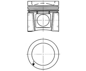 Pistone KOLBENSCHMIDT 40 030 610