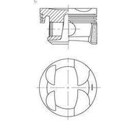 Pistone KOLBENSCHMIDT 41705600 per MINI MINI (R56) 1.6 2009-2013