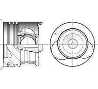 Pistone KOLBENSCHMIDT 41813600 per RENAULT TWINGO II (CN0_) 1.5 2010-2014