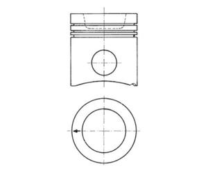 Pistone KOLBENSCHMIDT 94943600