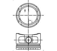 Pistone KOLBENSCHMIDT 99562600 per VW POLO (6N2) 1.4 1999-2001