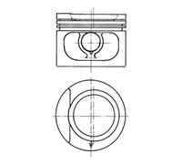 PISTONE KOLBENSCHMIDT PER VW AUDI SEAT SKODA 93876620
