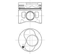 PISTONE KOLBENSCHMIDT PER VW AUDI SEAT SKODA 99742720