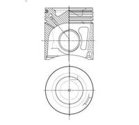 Pistone MAHLE 007 PI 00147 000 IVECO TRAKKER I 12.882 2004-2012