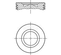 Pistone MAHLE 007 PI 00170 000