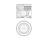 Pistone MAHLE 007 PI 00175 000 per IVECO EUROCARGO V 4.485 2015-