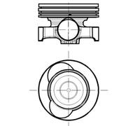 Pistone MAHLE 021 PI 00118 100 NISSAN JUKE (F15) 1.5 2010-2019