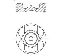 Pistone MAHLE 021 PI 00129 000 per RENAULT ESPACE V (JR_) 2 2021-2023