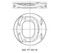 Pistone MAHLE 028 PI 00118 000