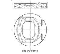 Pistone MAHLE 028 PI 00118 000 AUDI A3 (8P1) 1.4 2007-2012