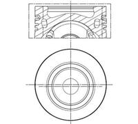 Pistone MAHLE 028 PI 00141 002 per AUDI Q5 (8RB) 2 2009-2017
