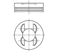 Pistone MAHLE 028 PI 00153 002 per SEAT LEON (5F1) 1.4 2012-2016