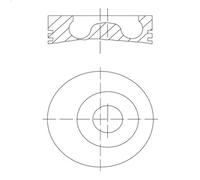 Pistone MAHLE 043 94 00 per MIDLINER 3.99 1990-1992