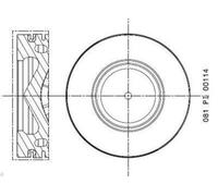 Pistone MAHLE 081 PI 00114 000 per BMW 3 (E90) 2 2004-2011