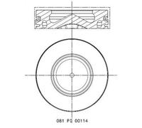 Pistone MAHLE 081 PI 00114 000 per BMW 3 (E90) 2 2004-2011