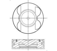 Pistone MAHLE 1 PI 00106 002 per MERCEDES-BENZ W461) 3 2010-2023